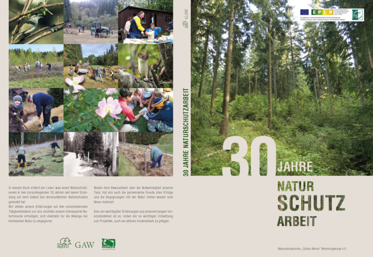 30 Jahre Naturschutz Buchumschlag